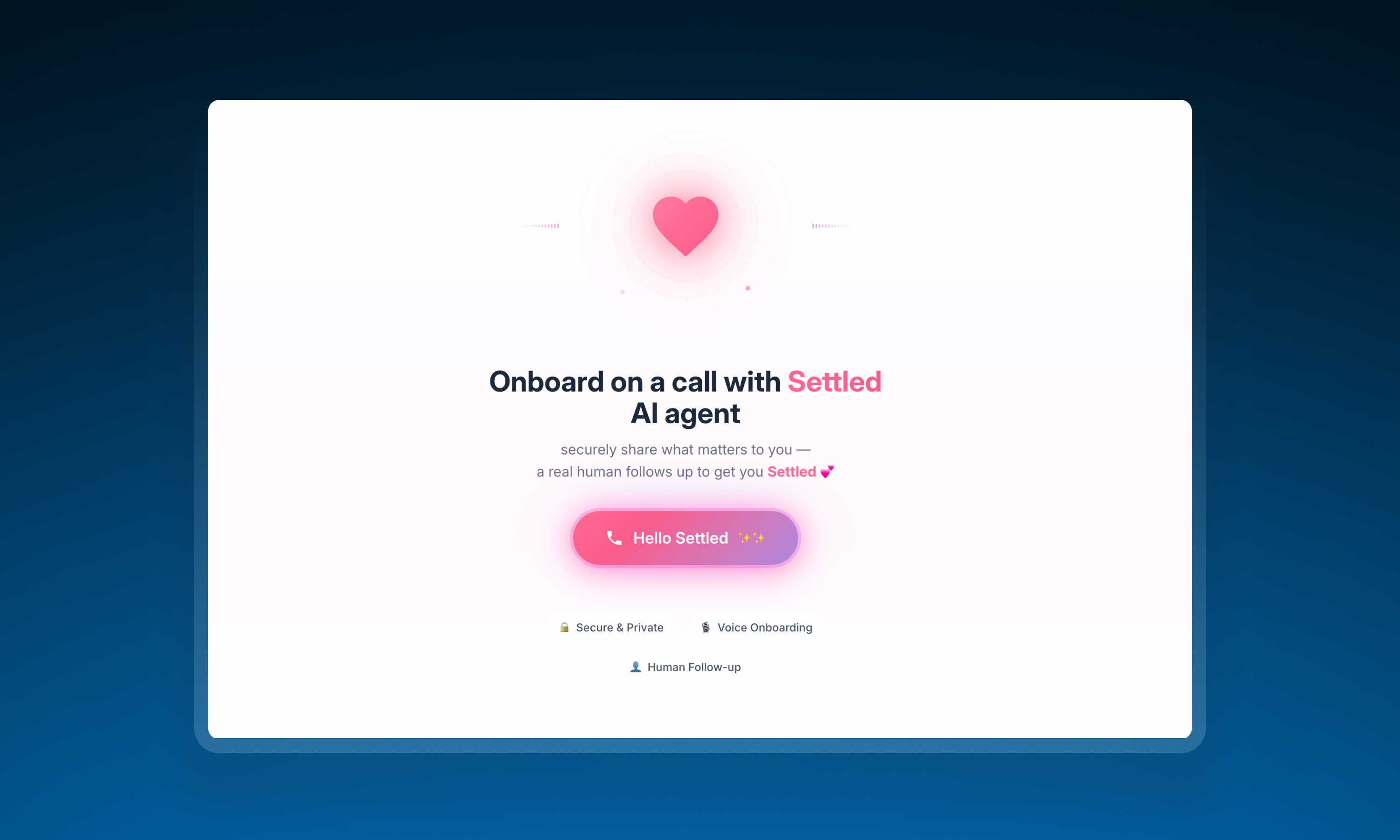 Settled Love screenshot